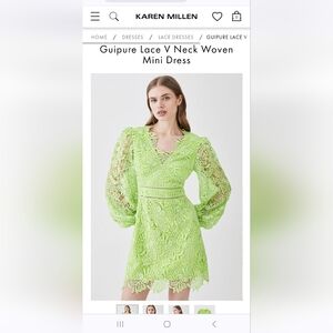 Karen Millen  lace dress sz 6